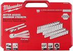 Milwaukee Electric Tools MLW48-22-9004 1/4In Ratchet & Socket Set - SAE & Metric