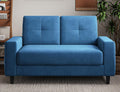 Txtin's Loveseat Sofa | 53" Love Seat | Small couches for Small Spaces | 2 Seater Mini Couch for Bedroom Apartment Office Living Room Blue