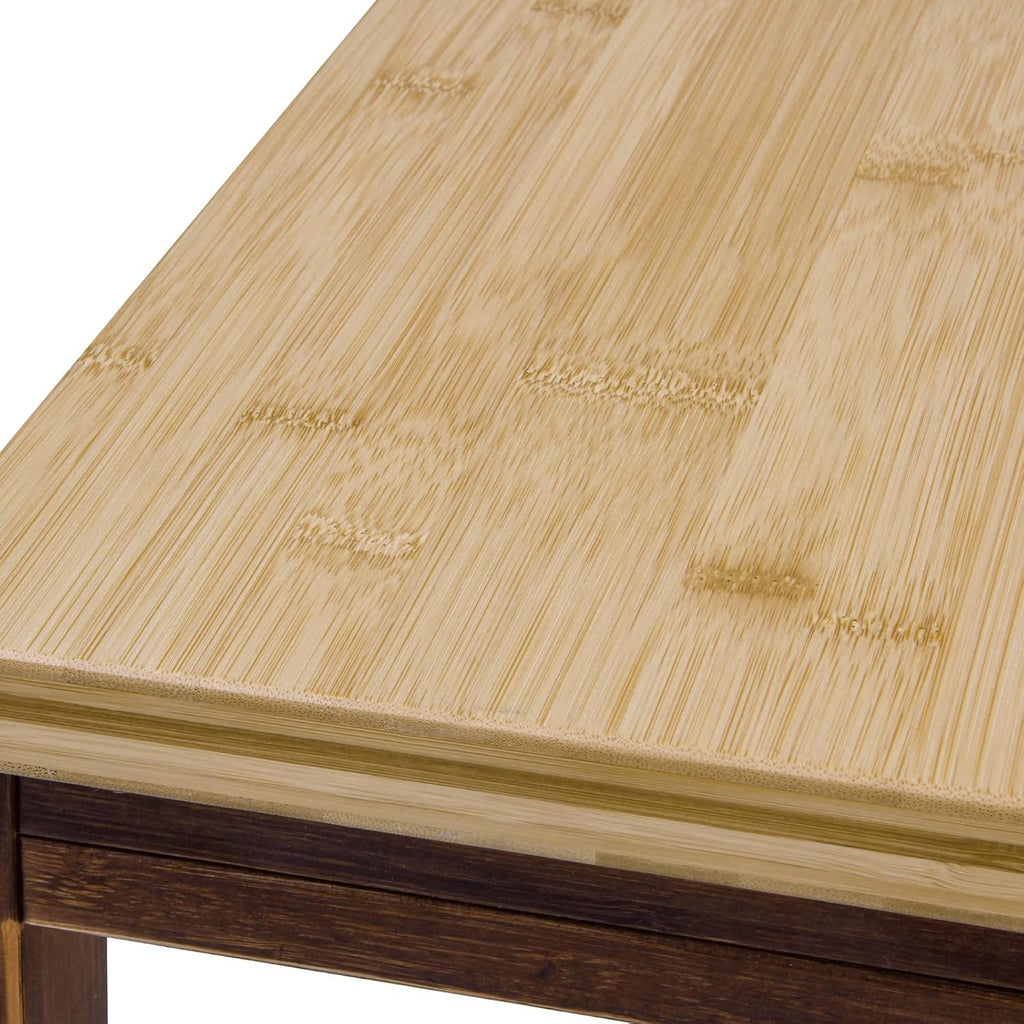 soges Small Foldable Coffee Table, Wooden Low Table for Sitting on The Floor, Bamboo Floor Desk, Japanese Dining Table, Tatami Table for Living Room Bedroom, 60HSLZCT03BB