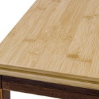 soges Small Foldable Coffee Table, Wooden Low Table for Sitting on The Floor, Bamboo Floor Desk, Japanese Dining Table, Tatami Table for Living Room Bedroom, 60HSLZCT03BB