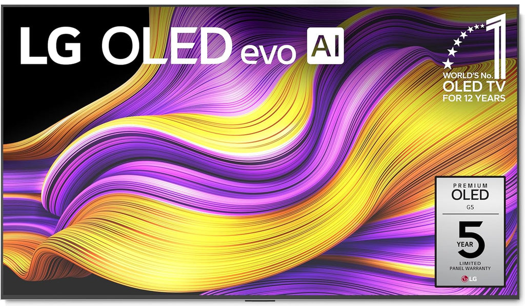 LG 65-Inch Class OLED evo AI 4K G5 Series Smart TV w/Dolby Atmos  Dolby Vision  HDR10  AI Super Upscaling 4K  Filmmaker Mode  Wow Orchestra  Alexa Built-in (OLED65G5WUA  2025) (Renewed)