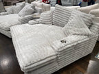 Nestle Chaise Lounge With Dual Cupholders And Charging Ports