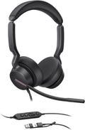 Yealink UH46 USB Headset with Mic, Wired Headset with 3 Noise Cancelling Microphones for PC/Computer/Laptop, Teams Certified, in Line Controls for Home Office Online Meetings, Plug & Play USB-C/A