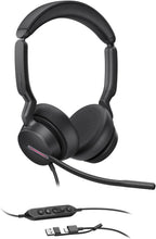 Yealink UH46 USB Headset with Mic, Wired Headset with 3 Noise Cancelling Microphones for PC/Computer/Laptop, Teams Certified, in Line Controls for Home Office Online Meetings, Plug & Play USB-C/A