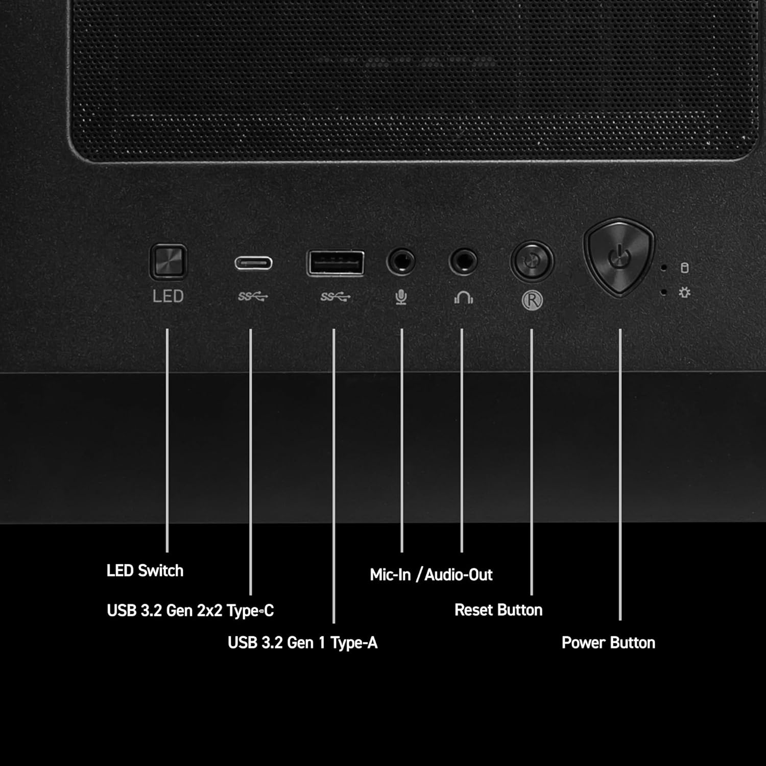 msi Codex Z2 Gaming Desktop: AMD R7-8700F  GeForce RTX 5070  32GB DDR5  2TB m.2 NVMe SSD  USB Type-C  VR-Ready  Windows 11 Home : A8NVP-436US