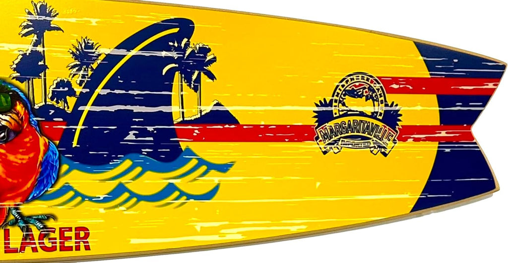 Landshark Parrot Fishtail Surfboard 46.5 in x 9 in x .05 in