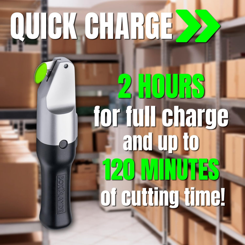 Premium Electric Cardboard Cutter - The Ultimate Tool for Effortless Box Cutting - Heavy Duty Power Box Cutter Ideal for Home, Office and Industrial Use.