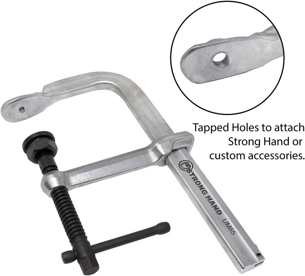 Strong Hand Tools 4-in-1 Clamping System, Regular Duty Bar Clamp, Capacity 12-1/2", Clamping Pressure: 2,400 LBS, Throat Depth: 5-1/2″, UM125-C3, Strong Hand Tools