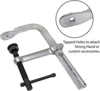 Strong Hand Tools 4-in-1 Clamping System, Regular Duty Bar Clamp, Capacity 12-1/2", Clamping Pressure: 2,400 LBS, Throat Depth: 5-1/2″, UM125-C3, Strong Hand Tools