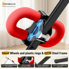 NEWBULIG Ab Machine, Abs Workout Equipment for Home Gym, Adjustable Ab Trainer Machine for Stomach Workout, Foldable Abdominal Trainer