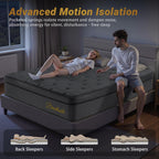 12″ Queen Hybrid Mattress – Balanced Support & Comfort, Cooling Breathable Foam + Pocket Coils, Motion Isolation, Reinforced Edges, CertiPUR-US, Fiberglass-Free, Mattress in a Box
