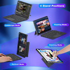 10.1 inch 2 in 1 Laptop 12 GB DDR3 256GB SSD  M3-8100Y Processor (up to 3.40GHz)  800 * 1280 Touch Display  Wifi5  Bluetooth 5.0  HDMI*1  Type C Full Function  Backlit Keyboard  Win11 Laptop