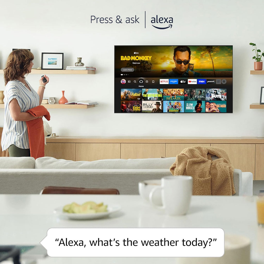 Panasonic W70 Series (2025 Model) 55" LED 4K Ultra HD Smart Fire TV  Press & Ask Alexa  Apple AirPlay  HDR10+  HDMI 2.1  and Bluetooth Support - 55W70BP