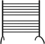 33 in. Solo Freestanding Towel Warmer, Matte Black