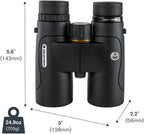 Celestron–Nature DX ED 10x42 Premium Binoculars –Extra-Low Dispersion Objective Lenses –Outdoor and Birding Binocular–Fully Multi-Coated with BaK-4 Prisms–Rubber Armored – Fog & Waterproof Binoculars