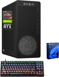 HP OMEN 16L Gaming Desktop  AMD Ryzen 7 8700F (Beats Intel i7-14700F)  NVIDIA RTX 5060  32GB DDR5 RAM  1TB SSD  W11P  Music Production Workstation  Bundle with Thunderobot KG3089R Gaming KB