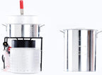King Kooker Propane Outdoor Fry Boil Package with 2 Pots, silver, one size (12RTFBF3)