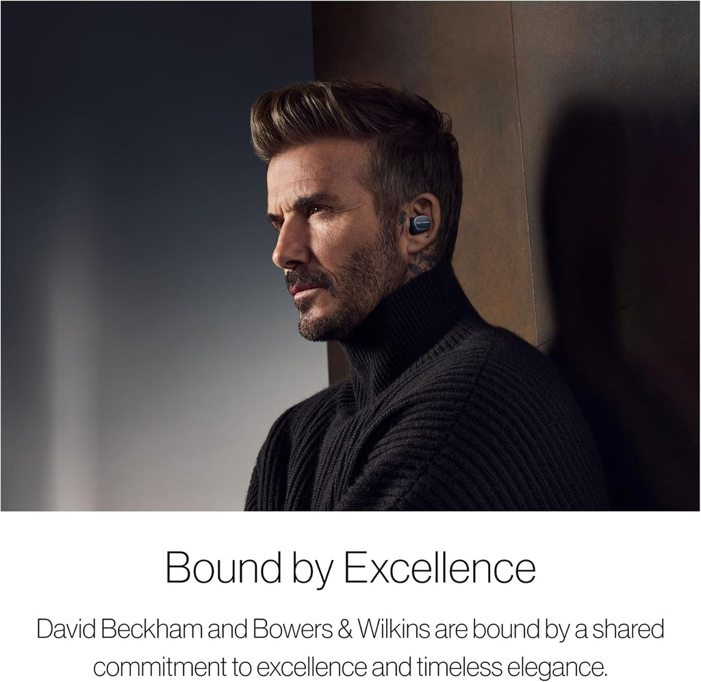 Bowers & Wilkins Pi8 Wireless Bluetooth Earbuds (Midnight Blue)  in-Ear Bluetooth Earphones with Qualcomm & aptX Lossless  Active Noise Cancelling Earbuds  3 Built-in Mics  15-Min Quick Charging