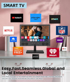 Feihe 14 Inch Small Smart TV  HD LED Flat Screen Smart TV with ATSC Tuner/HDMI/USB/AV for Kitchen  RV  Camper  Bedroom or Travel Use