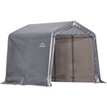 8 Ft. W x 8 Ft. D Plastic Storage Shed