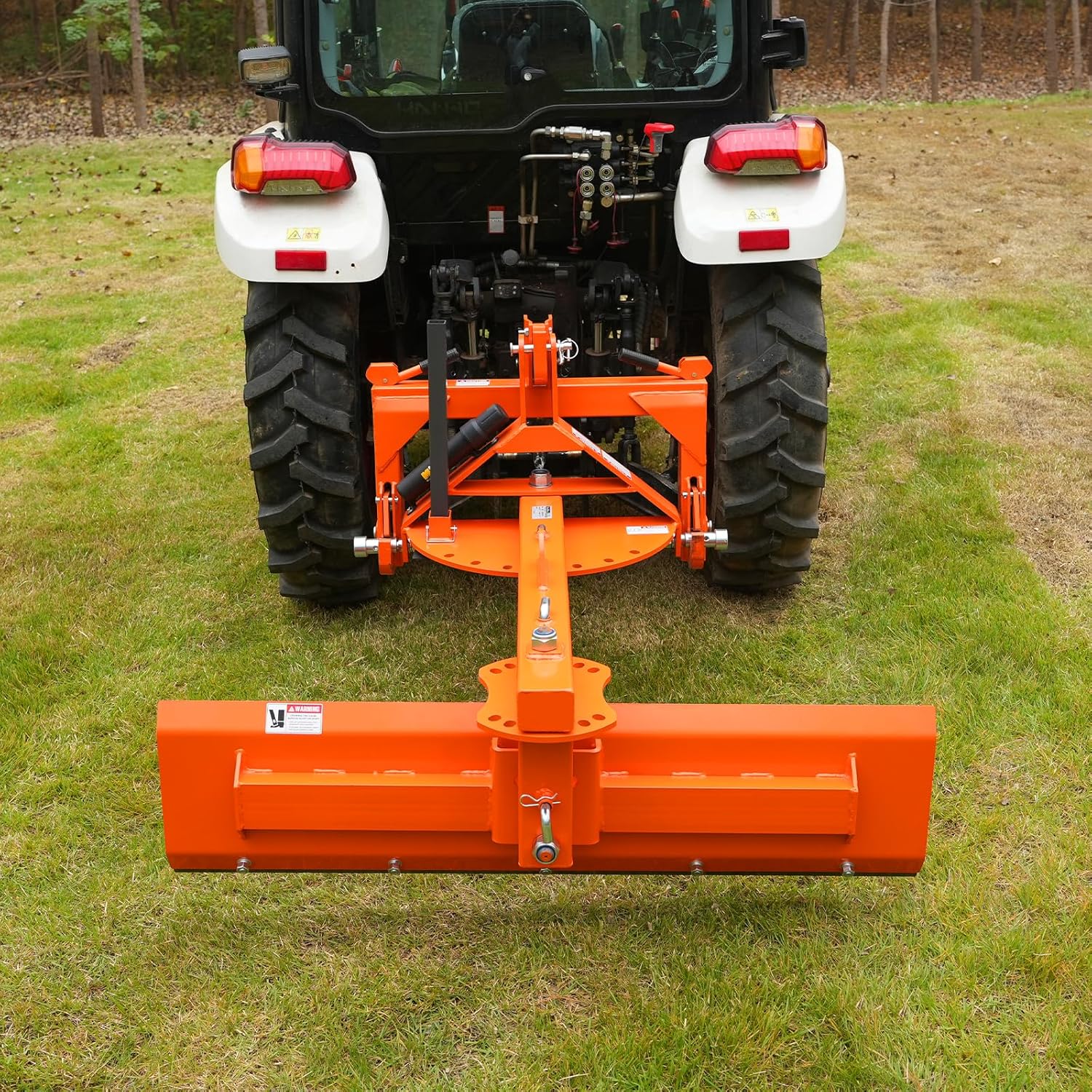 60" 6-Way Adjustable Tractor Rear Blade 3-Point Hitch Attachment - 25.6" Offset & ±45° Angle  Cat.1  20-45HP  RB60S