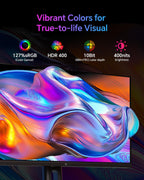 KTC 24 Inch Gaming Monitor 180Hz - 2K 1440P Computer Monitors  Fast IPS Monitor with HDR 400  Adaptive Sync  Up to 185Hz  HDMI 2.0 & Display Port 1.4  Height Adjustable  Vesa Mount  H24T7