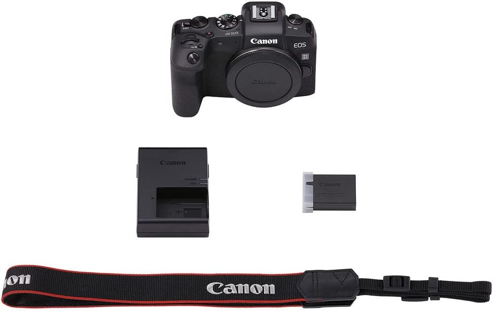Canon EOS RP Mirrorless Camera | 26.2MP Full Frame Sensor | 4K Video Recording | Lightweight Compact Camera for Travel and Everyday Content Creation + Canon RF 75-300mm Lens + Adapter EF-EOS R + More