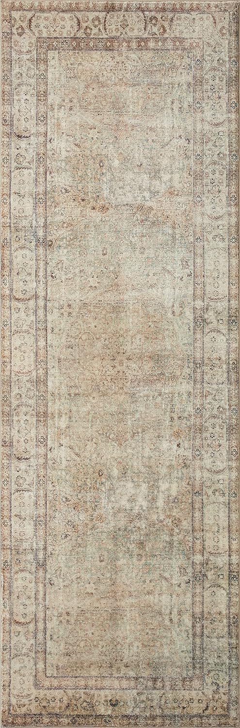 Loloi Margot Collection MAT-01 Antique/Sage 7'-6" x 9'-6" Area Rug feat. CloudPile, No-Shed Easy Clean Large Patterned Area Rug for Living Room, Bedroom, Dining Area