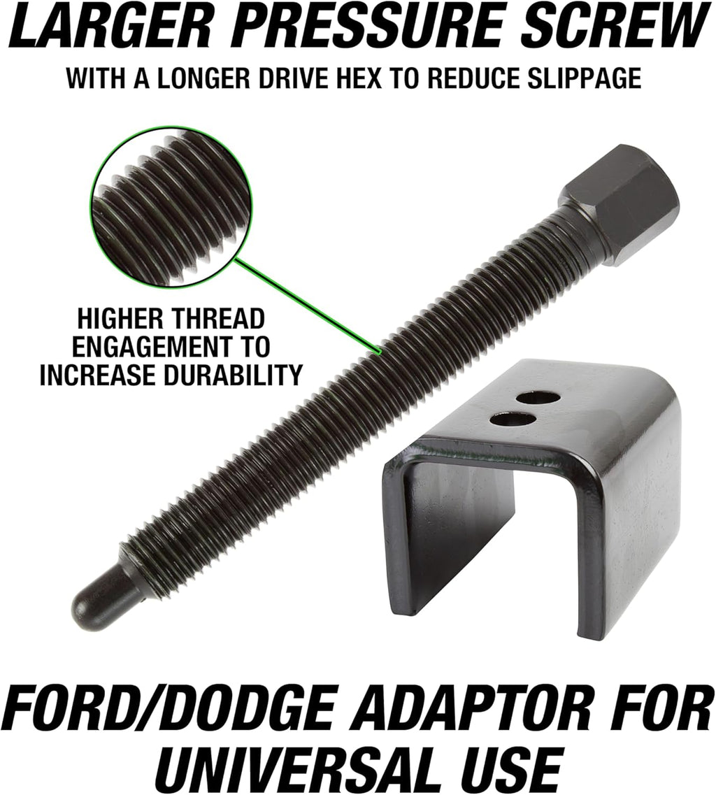 OEMTOOLS 37278 Torsion Bar Tool, Torsion Key Removal and Installation, Fits Heavy Duty Suspensions, E-Coated for Durability