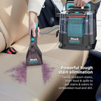 Shark StainStriker Portable Carpet & Upholstery Cleaner with On-Board Self-Cleaning, Spot, Stain, & Odor Eliminator, Includes 2 Cleaning Tools, 2 Cleaning Solutions, Charcoal, PX221BRN
