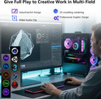 SURALLOW RX 580 8GB Graphics Card, 2048SP,GDDR5,256 Bit Graphics Card for Gaming PC,PCIE 3.0,Twin Freeze Fans Computer Video Card with HDMI/DP/Ports