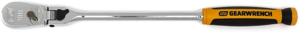 GEARWRENCH 3 Pc. 1/4", 3/8" & 1/2" Drive 90 Tooth Dual Material Locking Flex Head Ratchet Set - 81298T, Multi, One Size