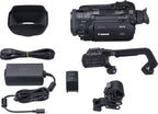 Canon XA75 Professional UHD 4K Camcorder with 15x Optical Zoom  1" CMOS Sensor  Dual XLR Audio  SDI & HDMI Outputs  Dual-Pixel AF  USB-C Livestreaming  5-Axis is Bundle