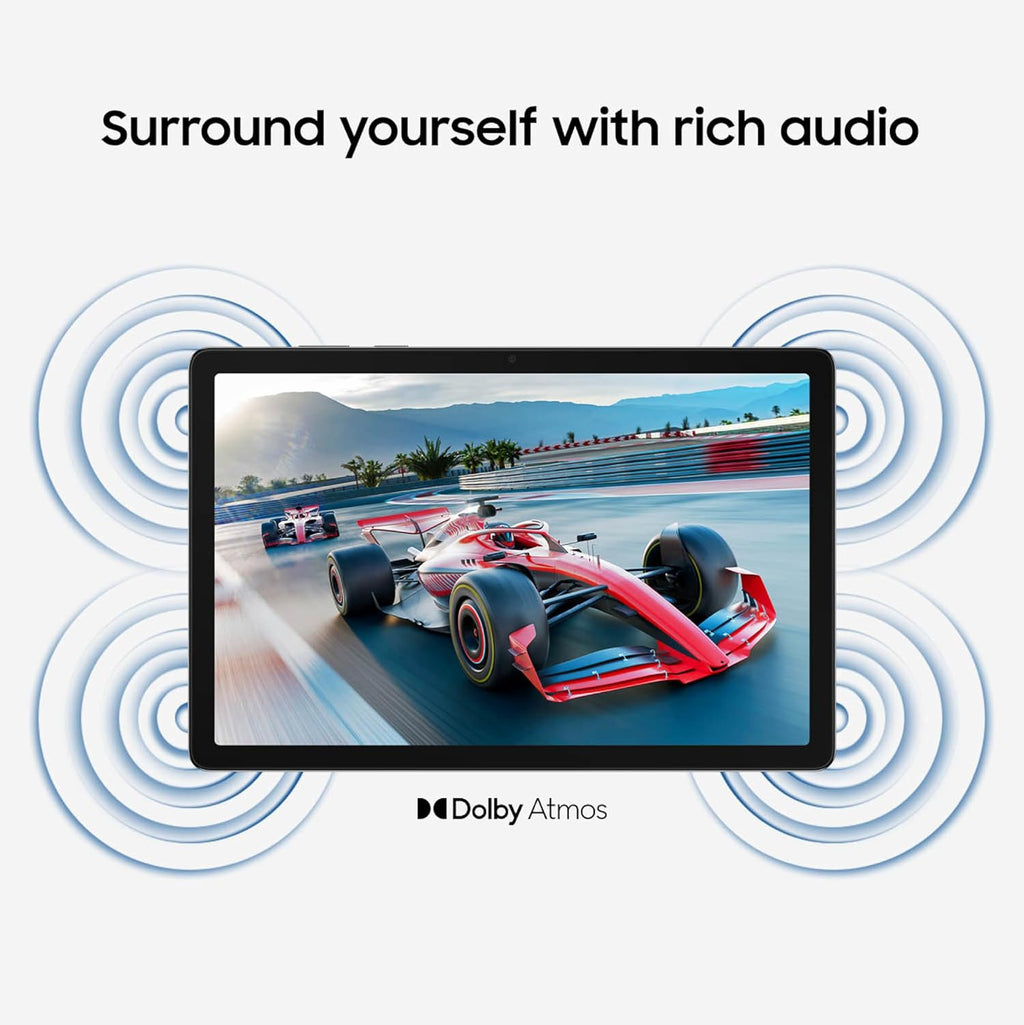 Samsung Galaxy Tab A11+ 6GB RAM  128GB Storage  Optimized Performance  Long Lasting Battery  Expandable Storage  Large Display  Dolby Atmos Speakers  AI Assist  Slim  Light  2 Year Warranty  Gray