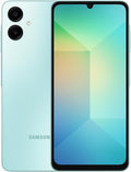 Samsung Galaxy A06 4G LTE (64GB + 4GB) Latin Version SM-A065M/DS Factory Unlocked 6.7" Dual Sim 50MP Dual Cam (Case Bundle) - (Light Green)