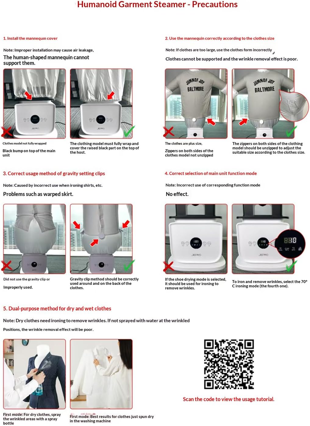 Automatic Ironing Machine, 2026 Touched Iron, Wrinkle-Free in 8-12 Min, 2-in-1 Hands Free Clothes Iron, 360° Without Blind, S-XXL, One-Click Gentle Steamer (Standard)