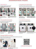 Automatic Ironing Machine, 2026 Touched Iron, Wrinkle-Free in 8-12 Min, 2-in-1 Hands Free Clothes Iron, 360° Without Blind, S-XXL, One-Click Gentle Steamer (Standard)