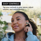 Sony LinkBuds Clip Open-Ear Truly Wireless Earbuds, Comfortable & Secure Fit, Lightweight Clip-On Design, Touch Controls, Ambient Sound Awareness, Water Resistant, Up to 37 Hrs of Playback, Black