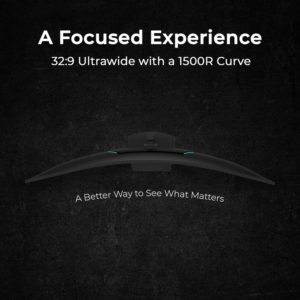 Deco Gear 49″ Curved Ultrawide Dual-QHD Monitor | 5120×1440 32:9 HDR400 | 120Hz VA Panel | USB-C 65W PD  FreeSync  PBP/PIP  KVM Switch | Built-in Speakers & Ergonomic Stand