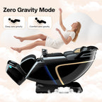 4D Zero Gravity Massage Chair,52" SL-Track Sliding Massages,AI Voice Control System,LCD Touch Screen,52 Airbags Soft Massage,Body Scan and Calfrest Extension Massage Chairs Full Body, Wireless Charger