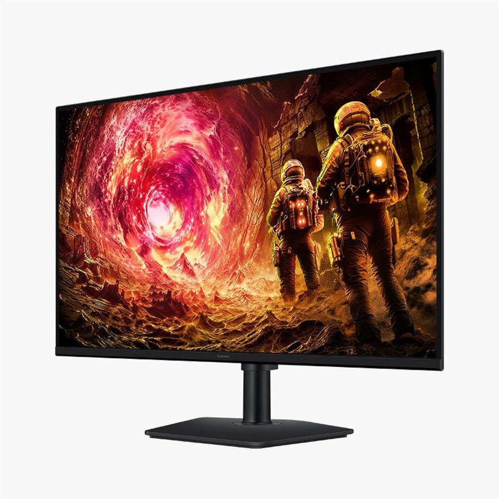 Samsung 32” Odyssey G5 G50F QHD Resolution Gaming Monitor  180Hz Refresh Rate  Fast IPS Panel  HDR10  NVIDIA G-Sync Compatible  1ms Response Time (GtG)  AMD FreeSync™  Adjustable Stand  LS32FG502ENXZA