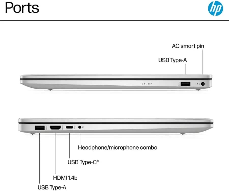 HP 17.3" HD+ Business & Student Laptop Computer  16GB RAM 1TB SSD  8-Cores Intel Core i3 Processor  Windows 11 Pro  Numeric Keypad  Wi-Fi 6  PLUSERA Earphones & 8-in-1 Hub  Natural Silver