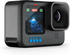 GoPro HERO12 Black - Waterproof Action Camera with 5.3K60 Ultra HD Video  27MP Photos  HDR  1/1.9" Image Sensor  Live Streaming  Webcam  Stabilization