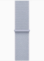 Apple Watch Series 10 GPS  42mm - Silver Aluminum Case with Blue Cloud Sport Loop (Renewed)