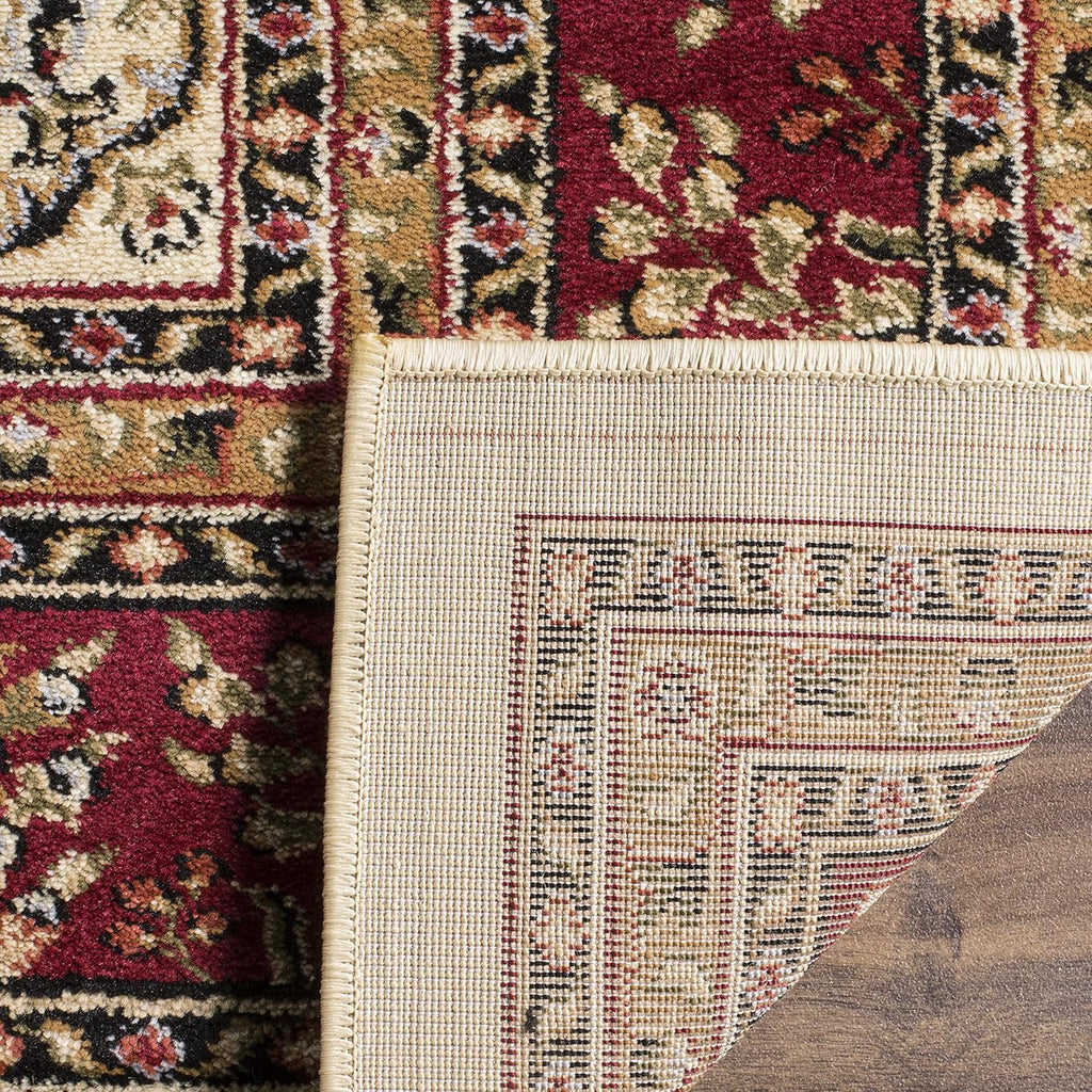 SAFAVIEH Area Rug 9x12 - Lyndhurst Collection - Large - Ivory & Red, Traditional Oriental Design, Non-Shedding & Easy to Clean, Ideal for Living Room, Bedroom, Dining Space (LNH331A)