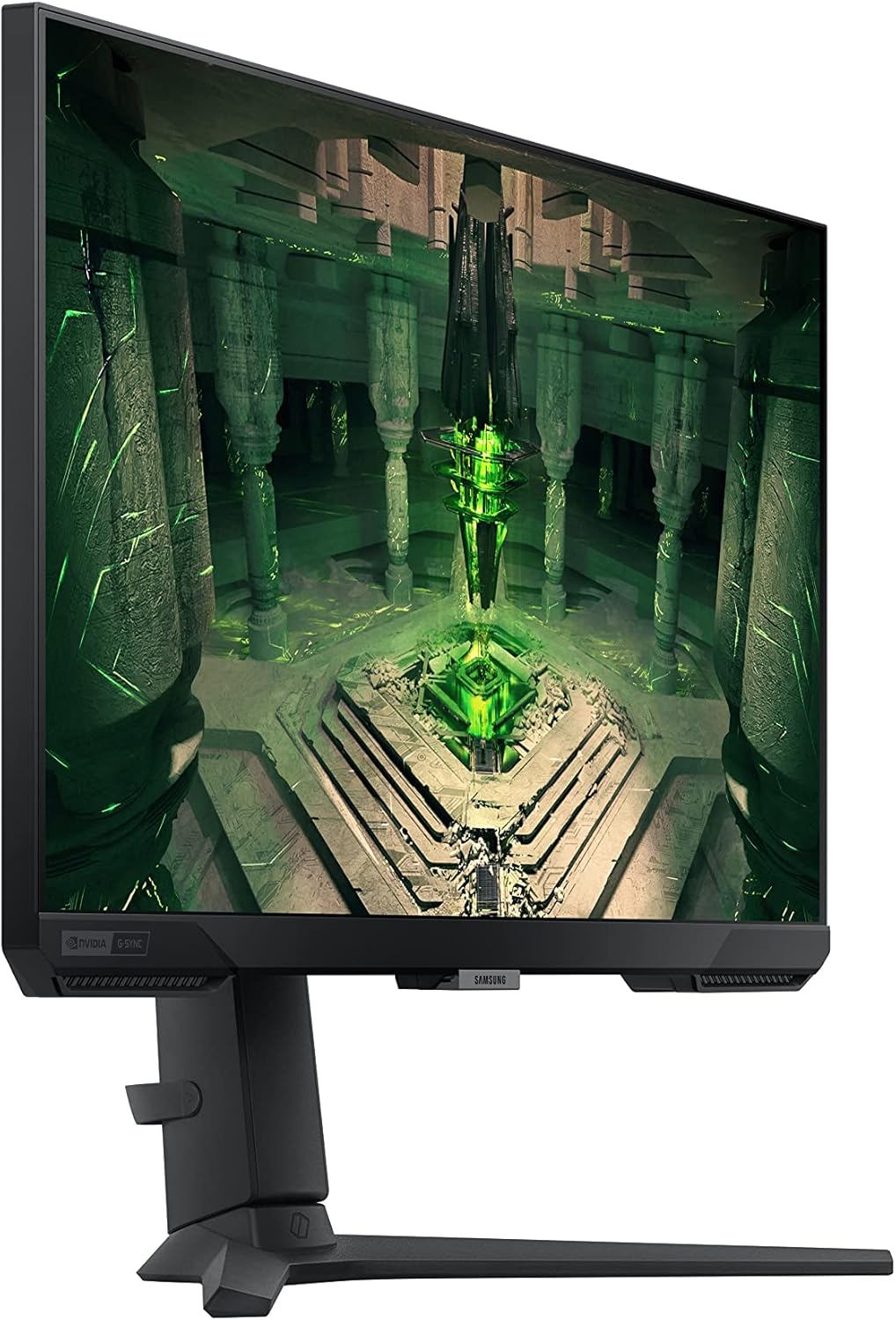 SAMSUNG 25" Odyssey G4 Series FHD Gaming Monitor  IPS  240Hz  1ms  G-Sync Compatible  AMD FreeSync Premium  HDR10  Ultrawide Game View  DisplayPort  HDMI  Fully Adjustable Stand  LS25BG402ENXGO