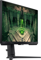 SAMSUNG 25" Odyssey G4 Series FHD Gaming Monitor  IPS  240Hz  1ms  G-Sync Compatible  AMD FreeSync Premium  HDR10  Ultrawide Game View  DisplayPort  HDMI  Fully Adjustable Stand  LS25BG402ENXGO