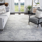 SAFAVIEH Brentwood Collection Area Rug - 10' x 13', Grey & Ivory, Modern Abstract Design, Non-Shedding & Easy Care, Ideal for High Traffic Areas in Living Room, Bedroom (BNT822H)