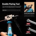 Capri Tools 3/16 in. Double Flaring Tool Kit for Brake Lines 3/16" SAE (4.75 mm) with Wrenches, Tube Cutter, and Tube Bender