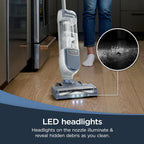 Shark Freestyle Max Cordless Upright Vacuum, Multi-Surface Cleaning, Lightweight, Easy Maintenance, with Large Dust Cup and 2-Speed Brushroll, LED Headlights, Nordic Blue, SV2002